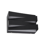 Searchlight Electric Section LED Wall Light, Sand Black Metal 86410BK