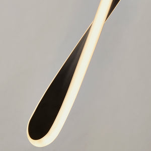 Searchlight Electric Paddle 5Lt Bar Pendant - Black Metal & Opal Silicon 8675-5BK