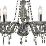 Searchlight Electric Marie Therese 5Lt Pendant - Smoked Grey Glass 8695-5GY