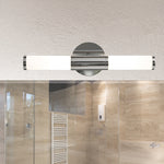 Eglo EU PALMERA Bathroom Wall Light – Chrome Steel, Opal Glass, E14, IP44 Bathroom Lighting