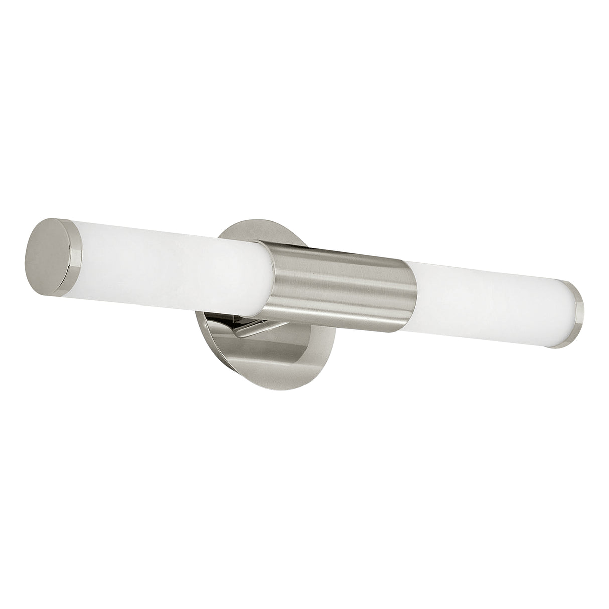Eglo EU PALMERA Bathroom Wall Light – Satin Nickel Steel, Opal Glass, E14, IP44 Bathroom Lighting