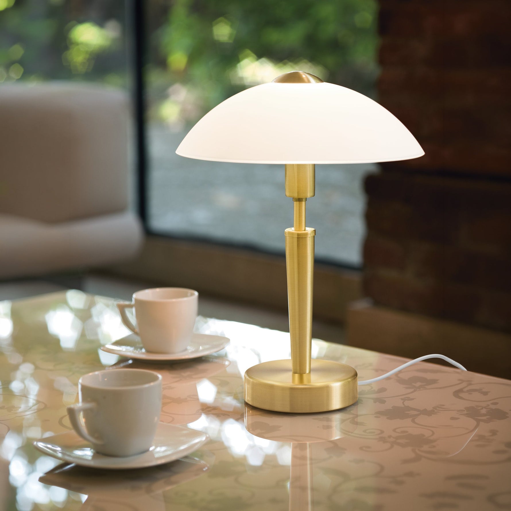 Eglo EU Rosley Black Steel & Natural Linen Fabric Minimalist 2-Light Spotlight product image - Endon Lighting from First Light Direct with great prices and fast UK delivery