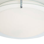 Searchlight Electric Limerick Flush  -  Chrome, Mirror, Opal Glass, IP44 8803-36CC