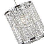Searchlight Electric Elise  Pendant - Chrome Metal & Crystal 8831CC