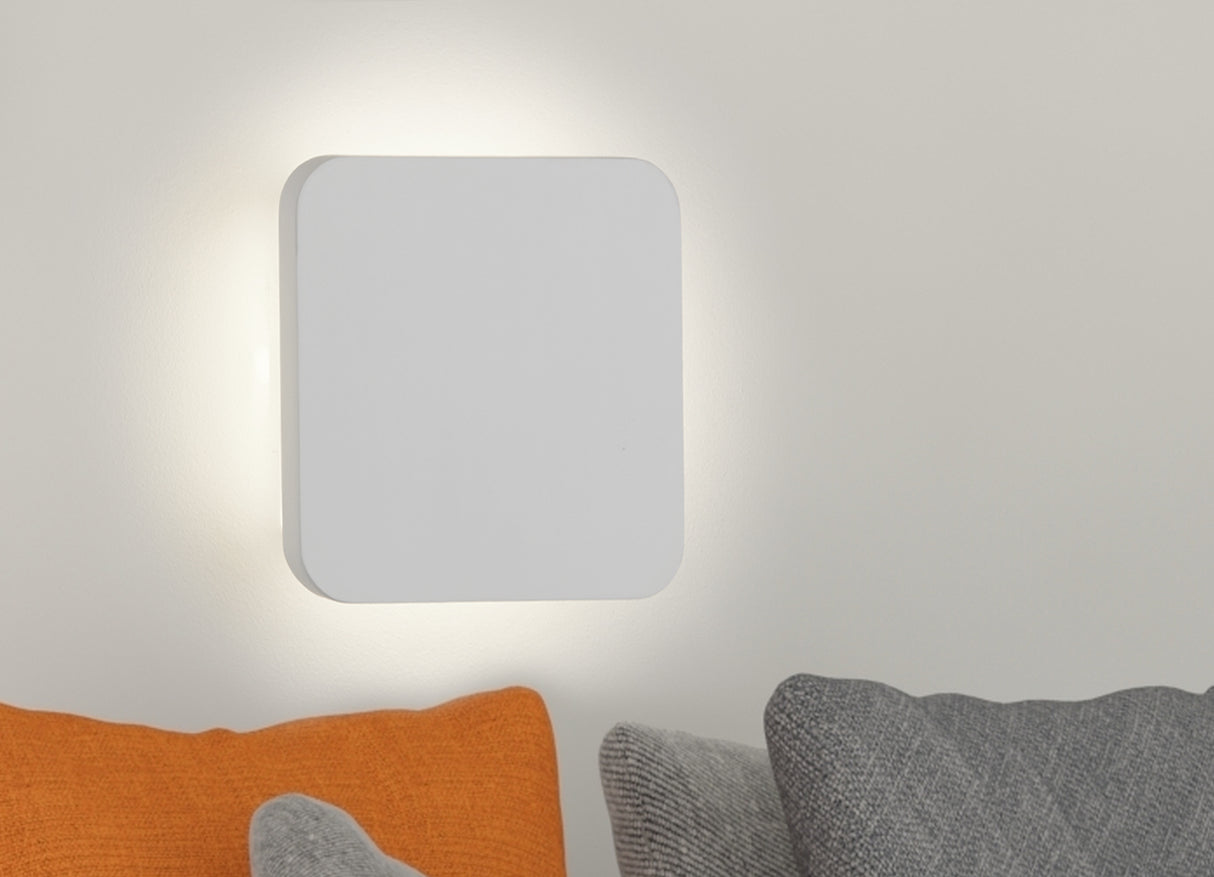 Searchlight Electric Plaster LED Wall Light - Gypsum 8834