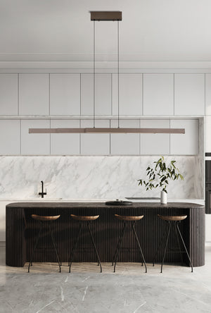 Searchlight Electric Linear LED Pendant, Latte 88520LT