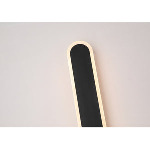 Searchlight Electric Bordo LED Outdoor Wall Light, Length 1200mm, Black 88710-1200