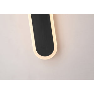 Searchlight Electric Bordo LED Outdoor Wall Light, Length 900mm, Black 88710-900