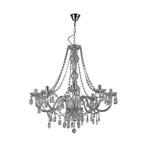 Searchlight Electric Marie Therese  8Lt Pendant - Clear Glass & Acrylic 8888-8CL