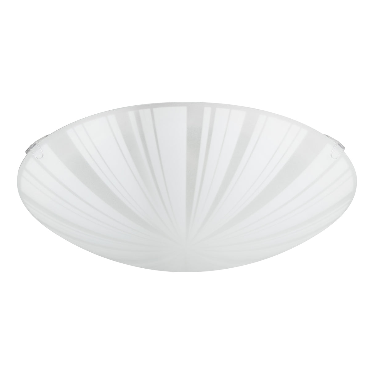 Eglo EU Mars 1 White Steel/Satin Glass Sunbeam Motif Ceiling Light