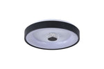 Searchlight Electric Polka LED Flush Ceiling Light, Matt Black 89735-38BK