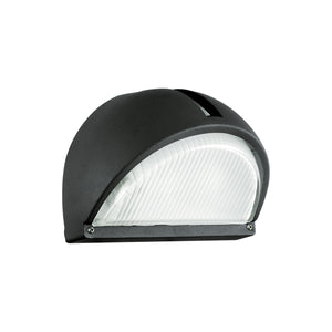 Eglo EU ONJA Outdoor Wall Light – Black Cast Aluminium with Clear Fluted Glass, E27, Classic Exterior Lighting