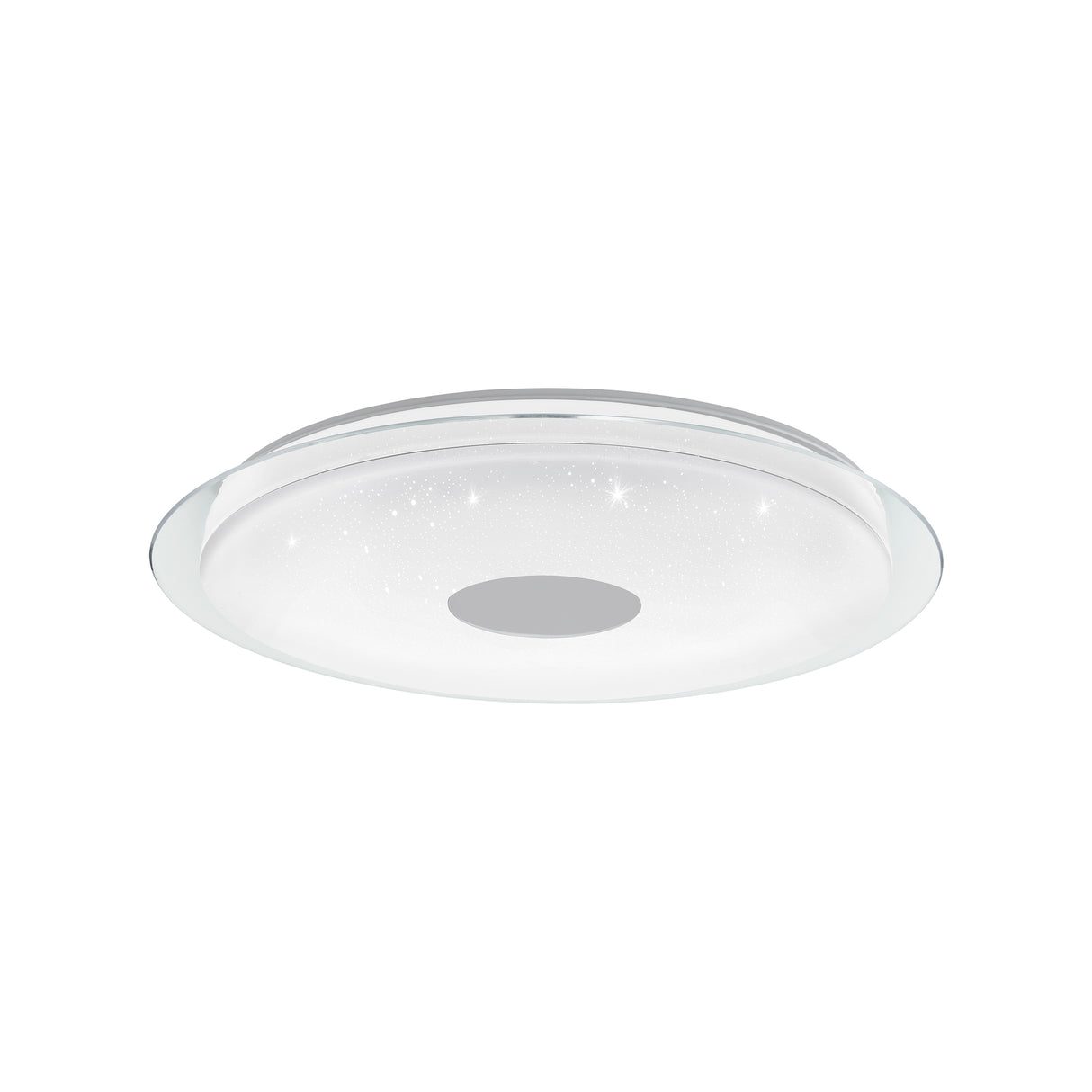 Eglo EU Lanciano-Z White Plastic & Steel LED Tuneable White Ceiling Light