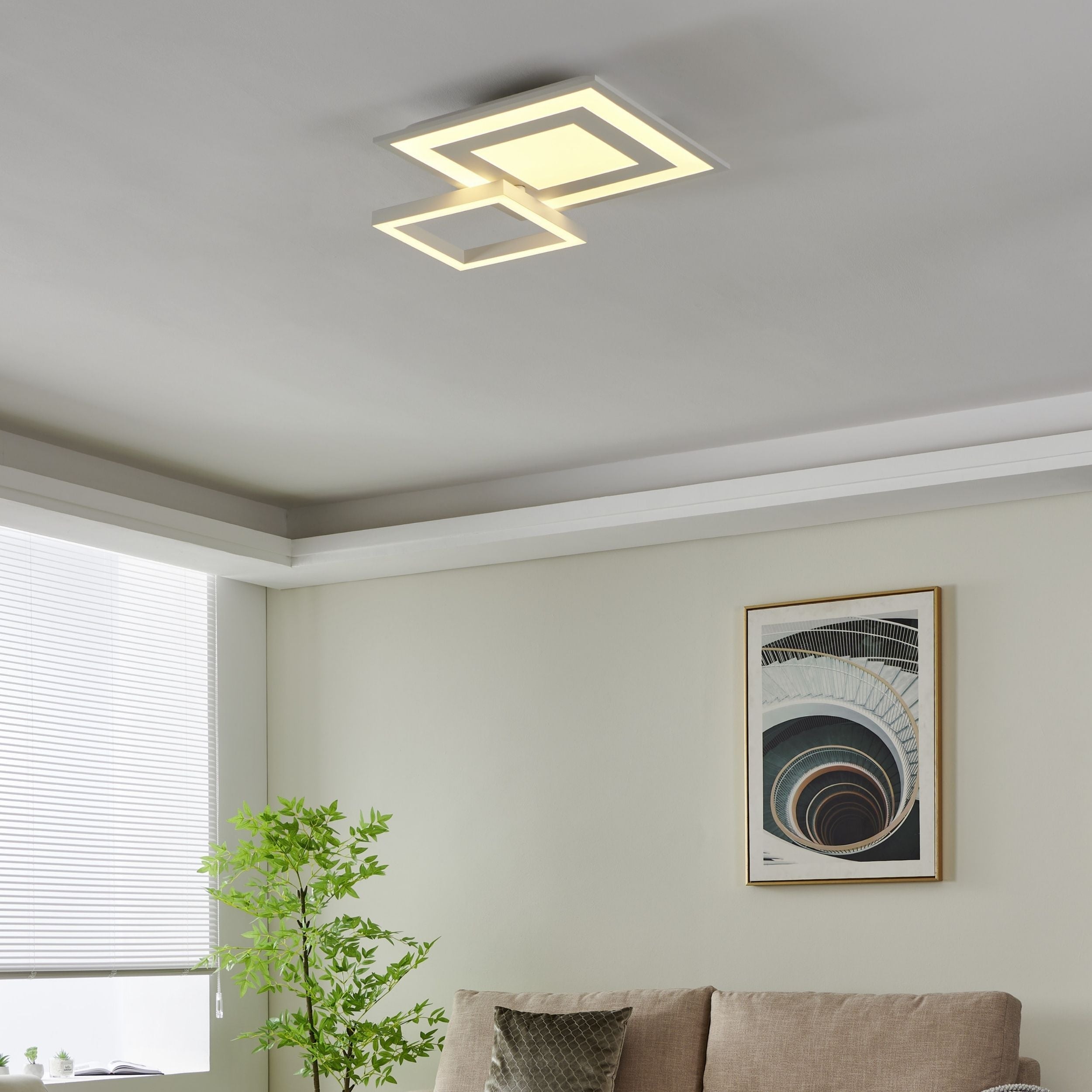 Eglo EU CONNECT?Z Motion Sensor – White, Wireless Battery Powered, Outdoor Smart Lighting Accessory product image - Endon Lighting from First Light Direct with great prices and fast UK delivery