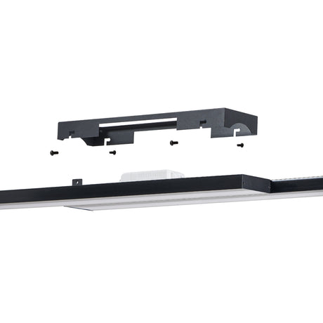 Eglo EU Saliteras-Z Smart Control LED Modern Black Steel Ceiling Light