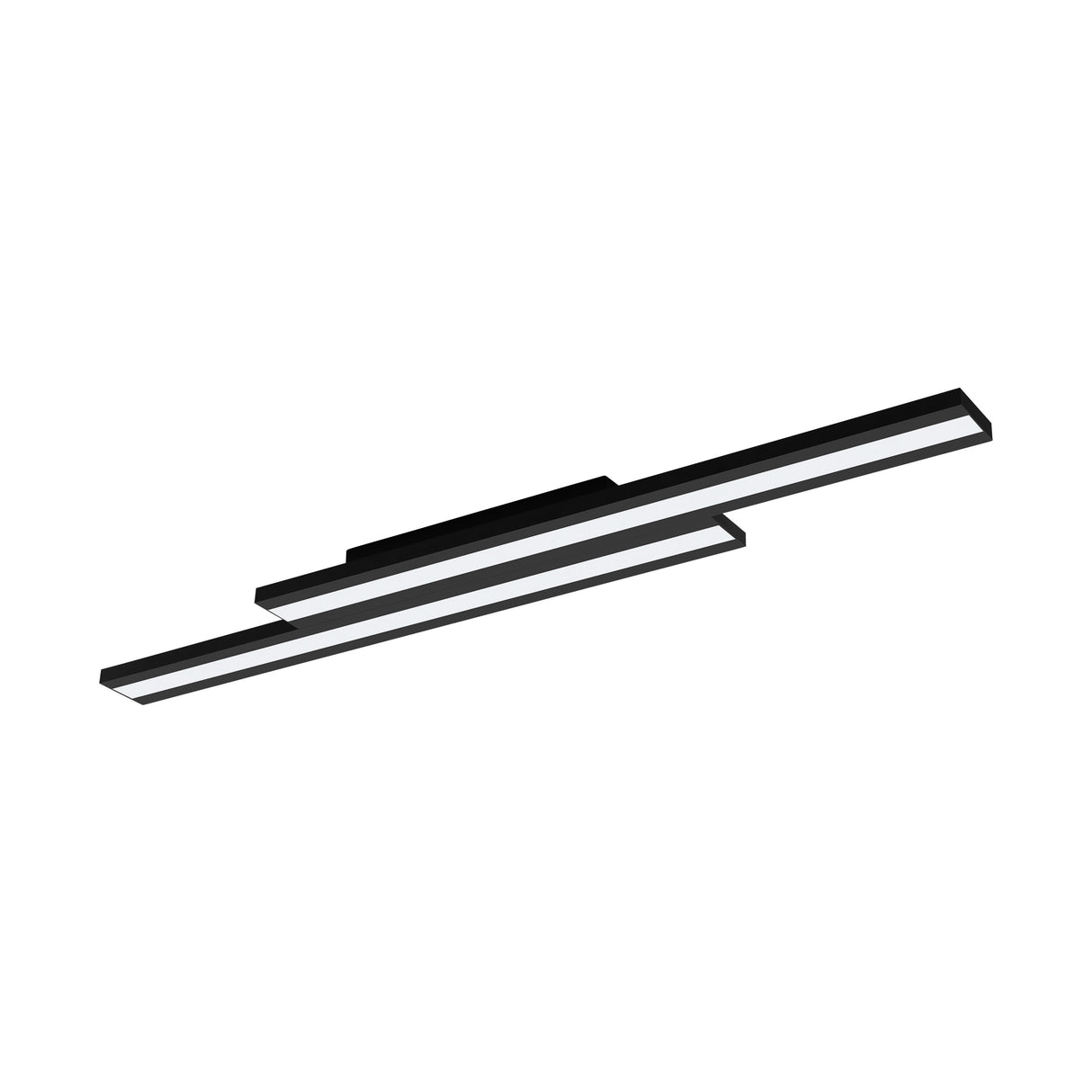 Eglo EU Saliteras-Z Smart Control LED Modern Black Steel Ceiling Light