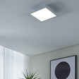 Eglo EU Salobrena-Z White Aluminium LED Smart Control Ceiling Light, 30cm