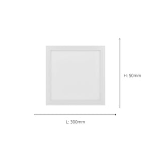 Eglo EU Salobrena-Z White Aluminium LED Smart Control Ceiling Light, 30cm