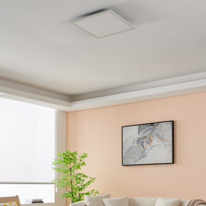Eglo EU Salobrena-Z White Aluminium LED Smart Control Ceiling Light, 45cm