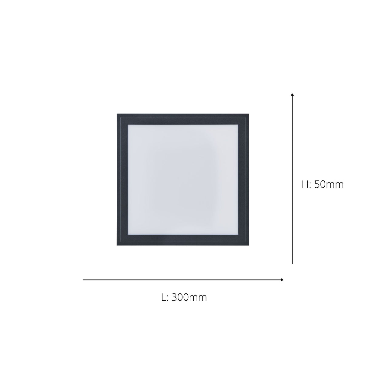 Eglo EU Salobrena-Z Black Aluminium LED Smart Control Ceiling Light, 30cm