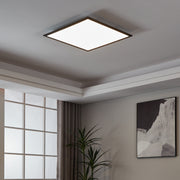 Eglo EU Salobrena-Z Modern Black LED Smart Control Ceiling Light, 59.5cm