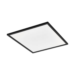 Eglo EU Salobrena-Z Modern Black LED Smart Control Ceiling Light, 59.5cm
