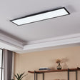 Eglo EU Salobrena-Z Black Aluminium LED Smart Control Ceiling Light, 120cm
