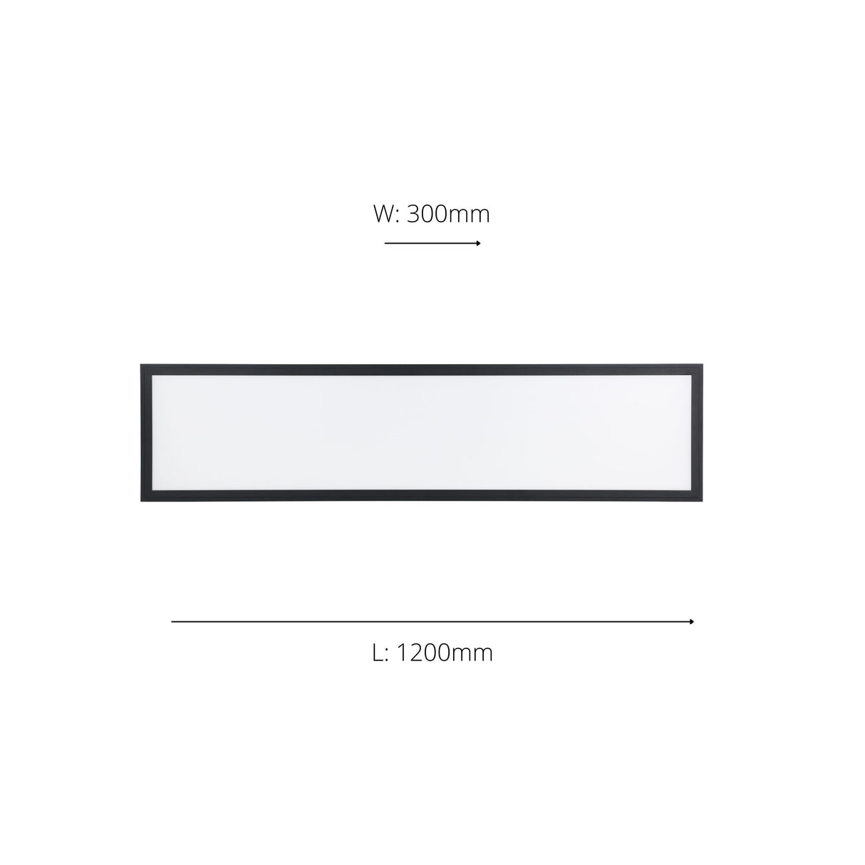 Eglo EU Salobrena-Z Black Aluminium LED Smart Control Ceiling Light, 120cm