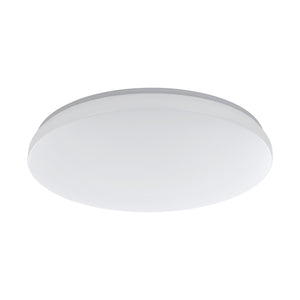 Eglo EU TOTARI?Z Smart LED Ceiling Light – White Finish, Tuneable White 2700–6500K, App & Remote Control, 530mm Indoor Light