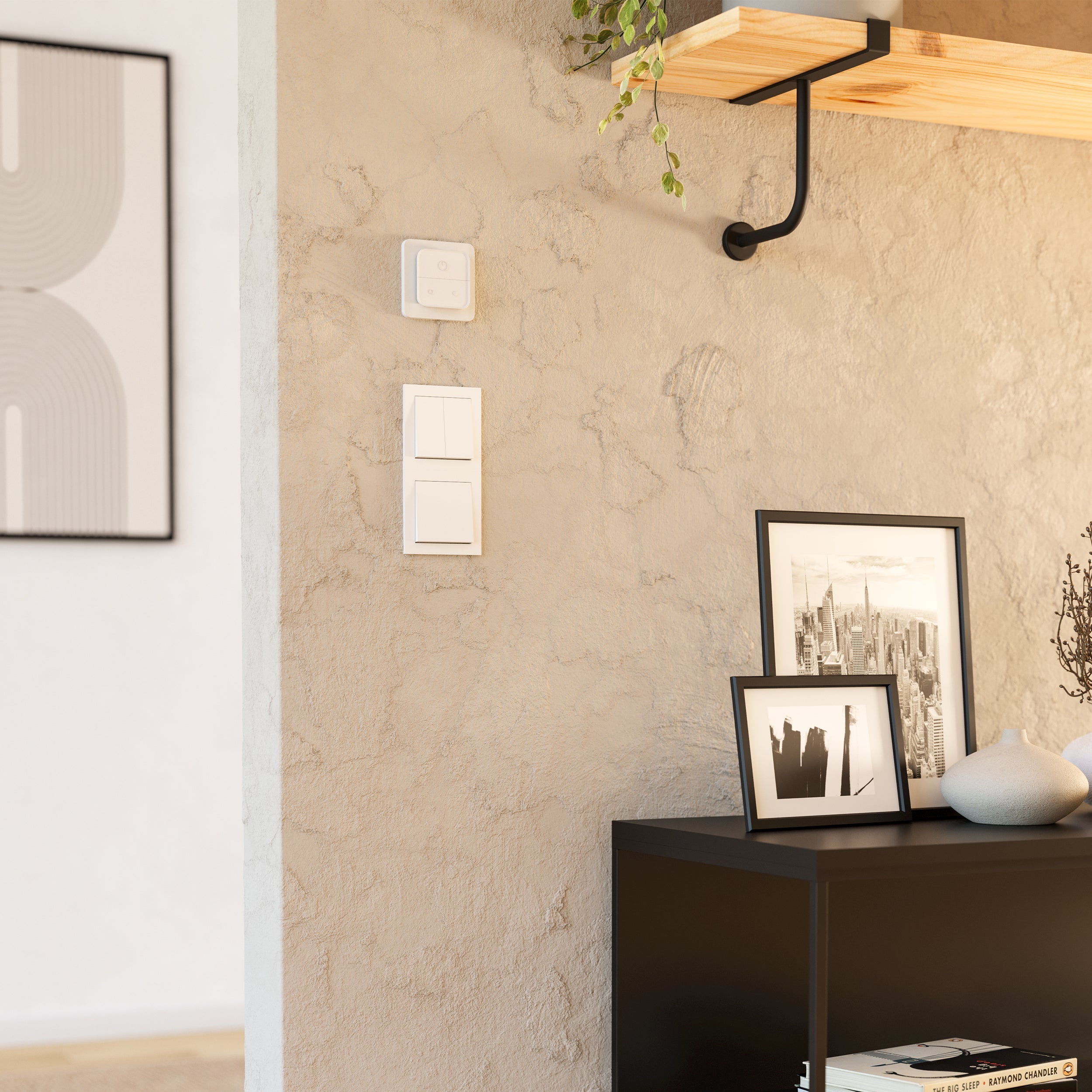 Eglo EU Helsinki Stainless Steel & Plastic Outdoor Wall Light