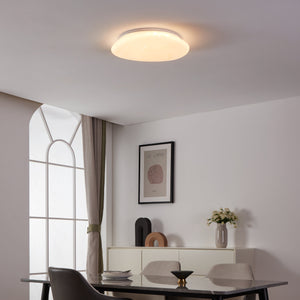 Eglo EU Sileras-Z LED Steel & Plastic With Crystal Effect Smart Control Ceiling Light
