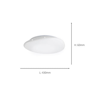 Eglo EU Sileras-Z LED Steel & Plastic With Crystal Effect Smart Control Ceiling Light