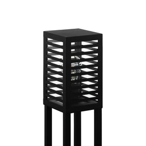 Eglo EU Alamonte 3 Aluminium & Steel Black Outdoor Floor Light