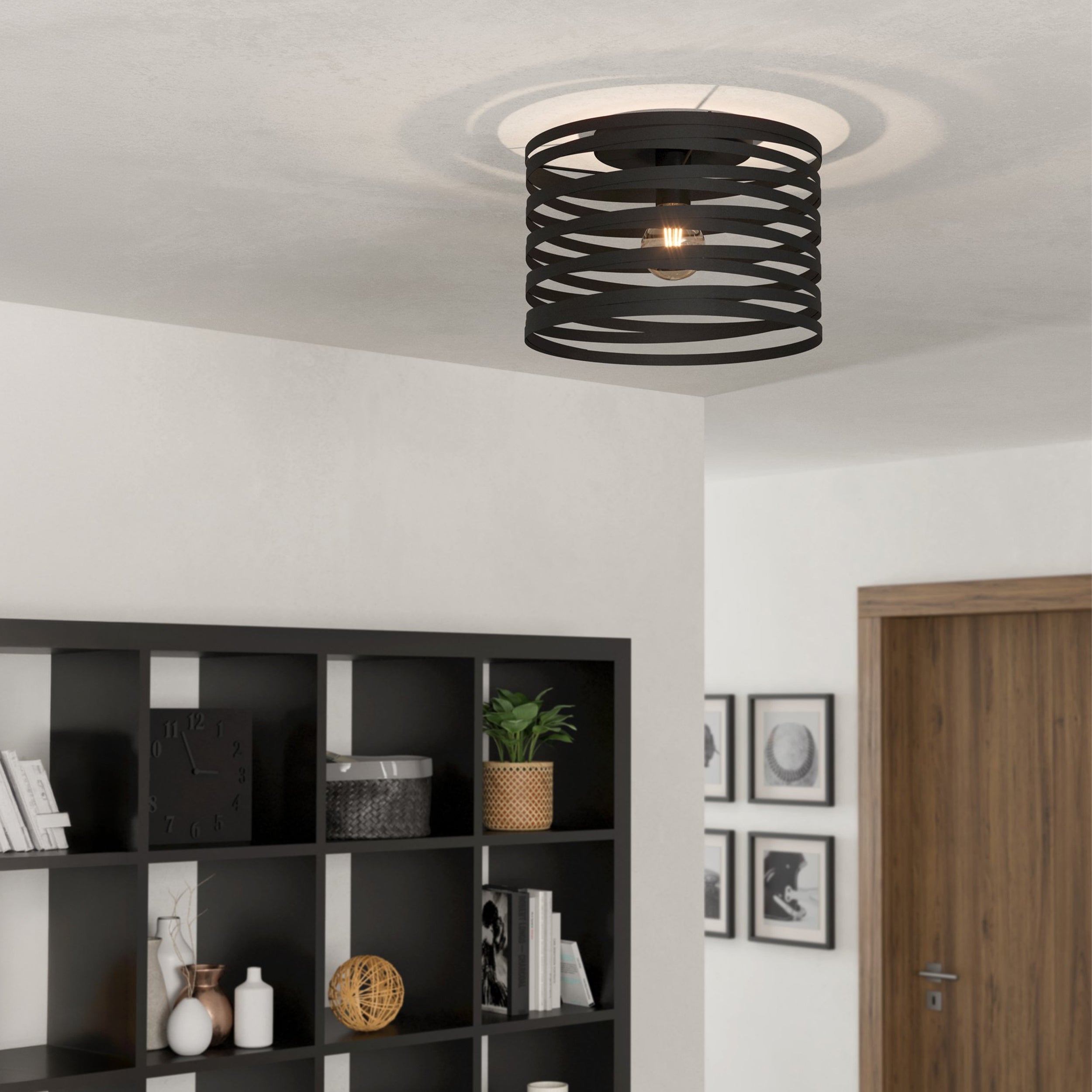 Eglo EU Escandell Brushed Brass Steel Single Pendant