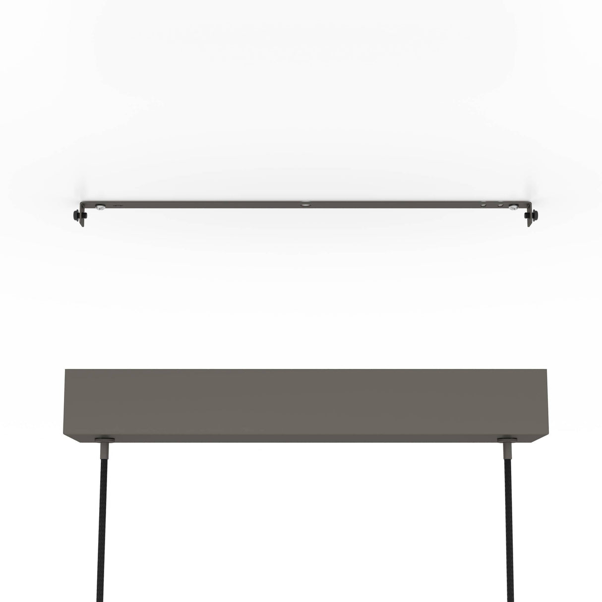 Eglo EU Lisciana Metal & Wood Grey LED Pendant