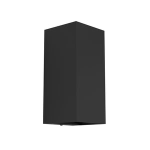 Eglo EU EREMITANA Outdoor Wall Light – Black Zinc?Plated Steel Up & Down Light, GU10 LED, Warm White