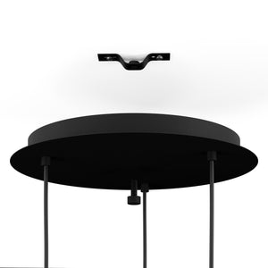 Eglo EU Aguilares Smoked Black Glass 3 Light Pendant