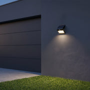 Eglo EU LAMOZZO Solar Wall Light – Black, Motion & Day/Night Sensor, Dual CCT, IP54 Outdoor Lighting