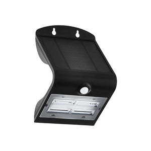 Eglo EU LAMOZZO Solar Wall Light – Black, Motion & Day/Night Sensor, Dual CCT, IP54 Outdoor Lighting
