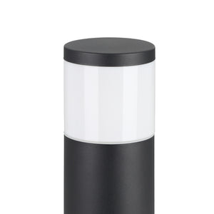 Eglo EU Basalgo-Z Stainless Steel Black Outdoor LED Smart Control Pedestal Light
