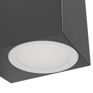 Eglo EU JABAGA Wall Light – Black, IP44, GU10, Warm White, Compact Outdoor Wall Lighting