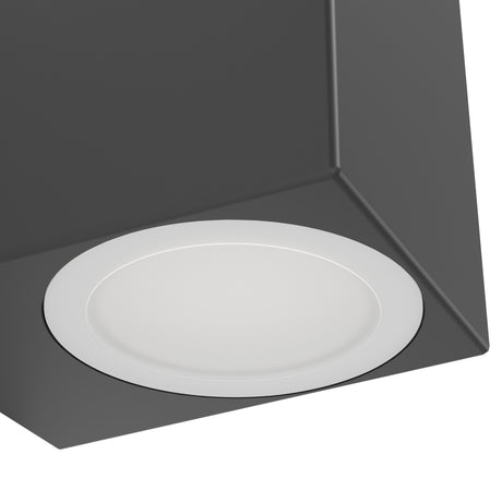 Eglo EU JABAGA Wall Light – Black, IP44, GU10, Warm White, Compact Outdoor Wall Lighting