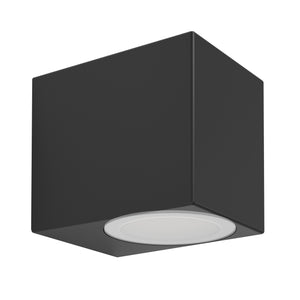 Eglo EU JABAGA Wall Light – Black, IP44, GU10, Warm White, Compact Outdoor Wall Lighting