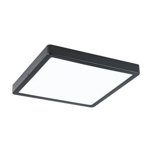 Eglo EU Argolis 2 Outdoor LED Metal Ceiling Light Black Square Minimalist Design (H) 30mm