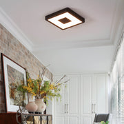 Eglo EU Iphias 2 LED Outdoor Surface-Mounted Light Black Steel Square