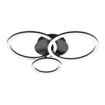Eglo EU PARRAPOS?Z Smart LED Ceiling Light – Black Design, Tuneable White, App & Remote Control, connect.z product image - Endon Lighting from First Light Direct with great prices and fast UK delivery