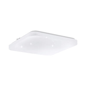 Eglo EU Frania-S Plastic With Crystal Effect LED Ceiling Light