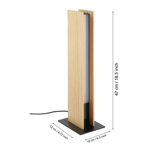 Eglo EU Anchorena-Z Steel/Wood Smart Control, Colour Chaning LED Table Lamp