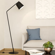 Eglo EU Oneda Black Steel Modern Floor Lamp