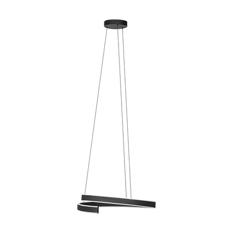 Eglo EU Andabaia-Z Smart Control Aluminium & Steel LED Tuneable White Modern Pendant, Black